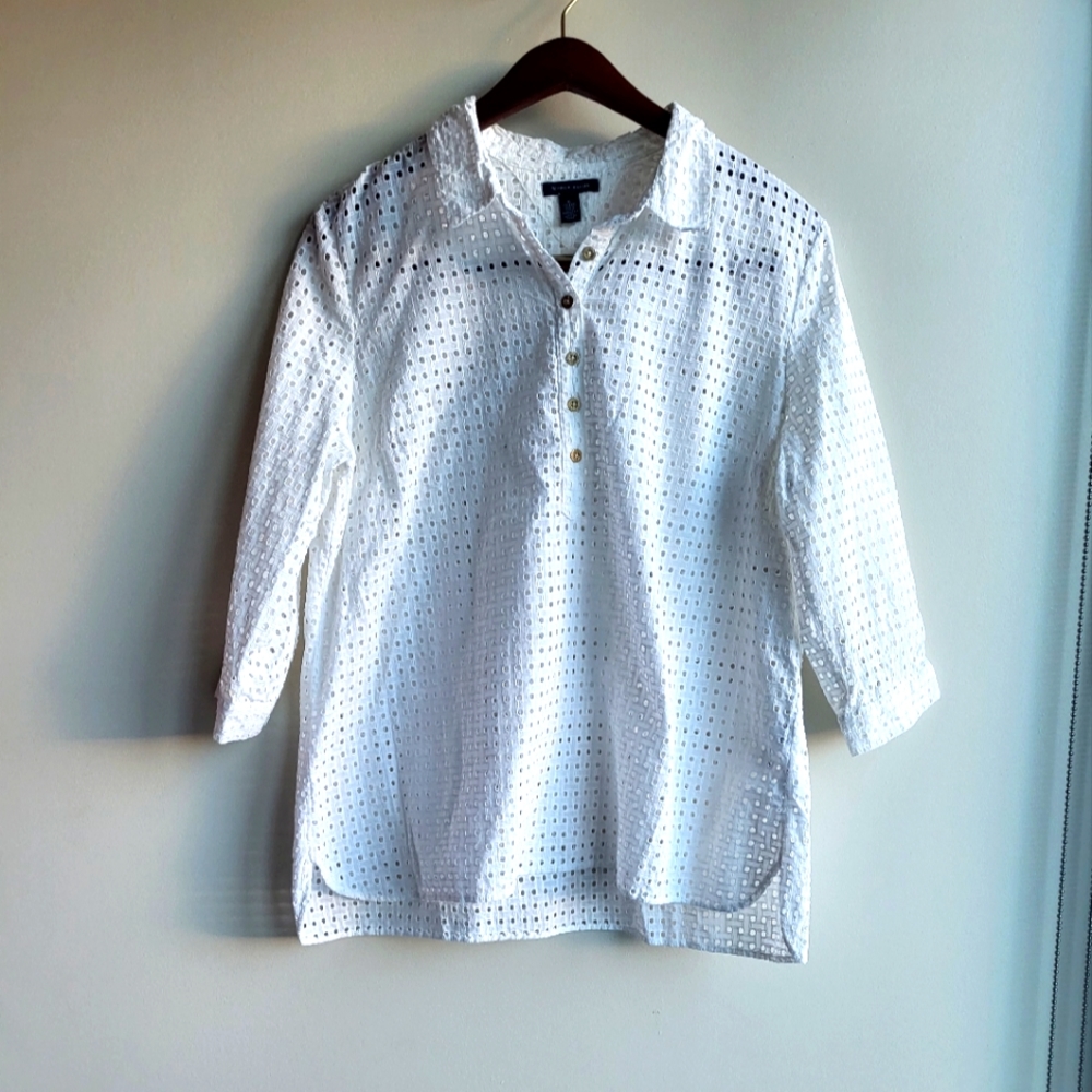Tommy Hilfiger Eyelet Top